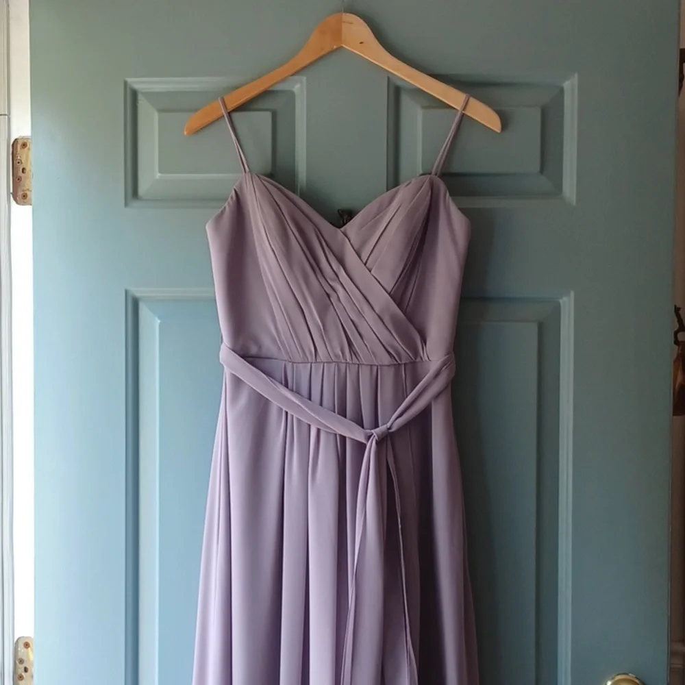 Lavender bridesmaid gown - Picture 6 of 13
